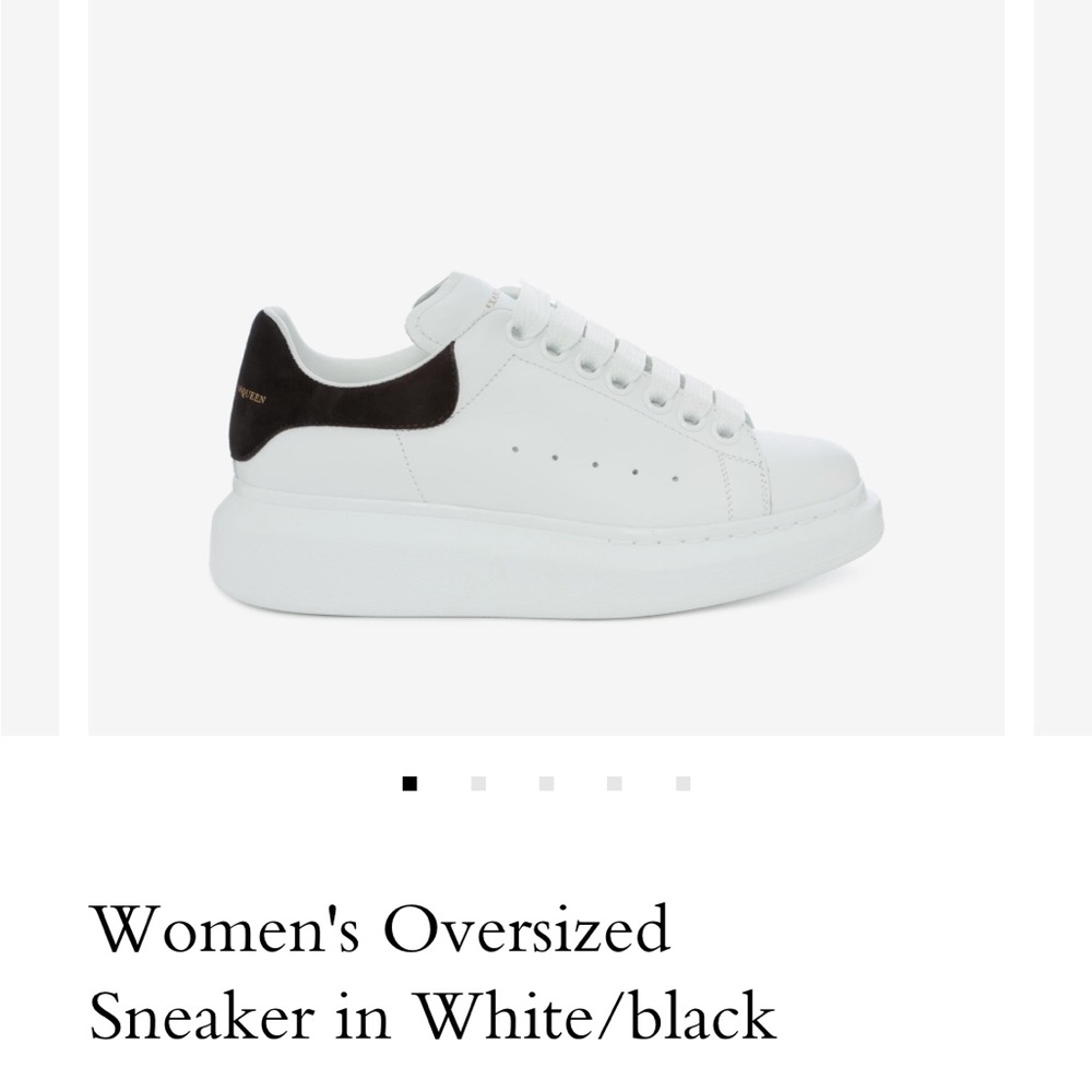 Alexander McQueen Womens Oversized Sneakers , Size 36.5